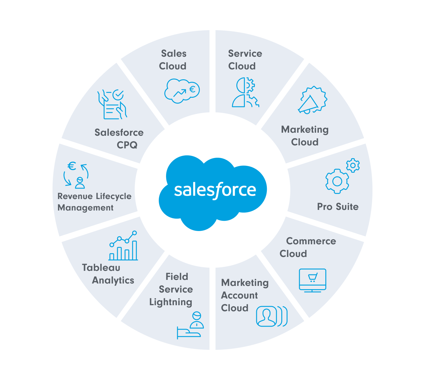 salesforce functionalities circle salesforce functionalities circle